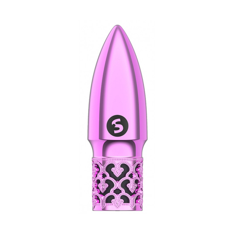Royal Gems Mini stimulateur de clitoris Glitter 7cm Rose